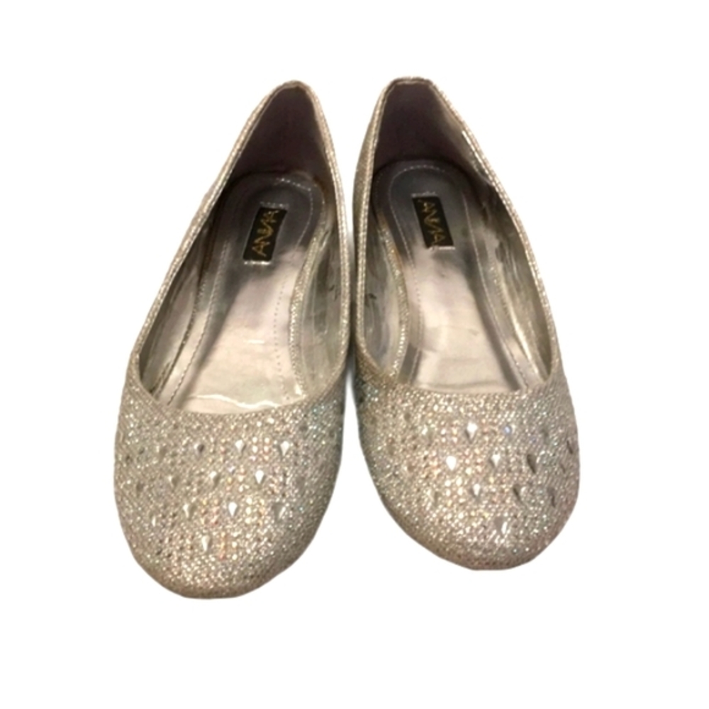 Anna Super Bling Flats Size 9 Sparkly